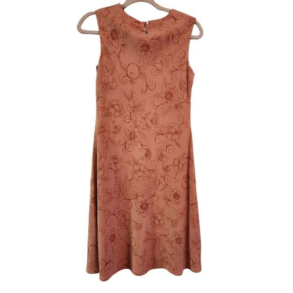 Vintage Tommy Bahama blush pink silk sheath dress size 4 - Picture 2 of 7